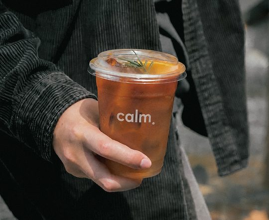 Calm Everyday bottled drinks and pantry goods